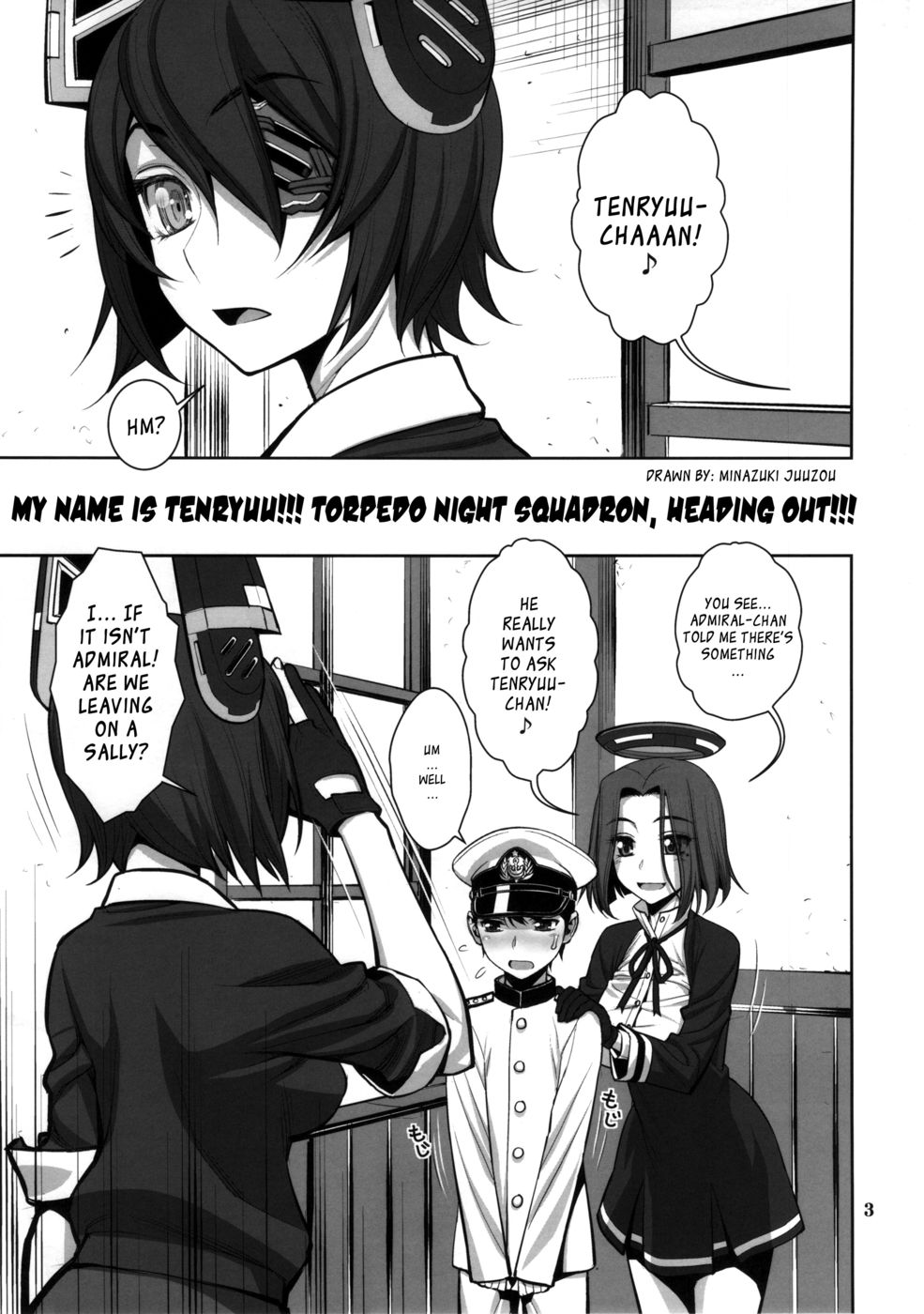 Hentai Manga Comic-ONTFK - My Name is Tenryuu! Fufufu... You Scared?-Read-2